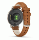 Lily 2 Classic - Cream Gold with Tan Leather Band - 010-02839-02 - Garmin